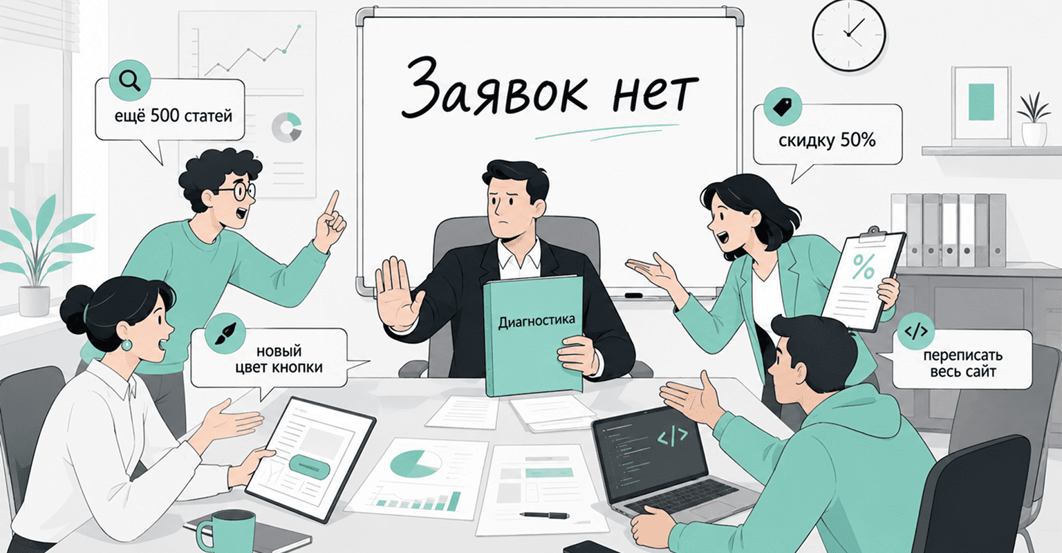 Что делать если seo трафик не приносит лиды